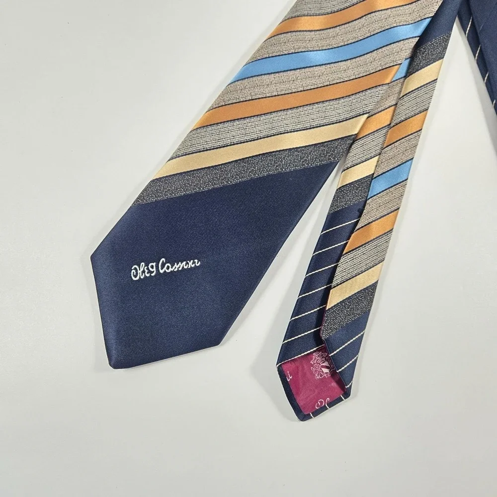 3 Vintage Ties Lot Oleg Cassini 55